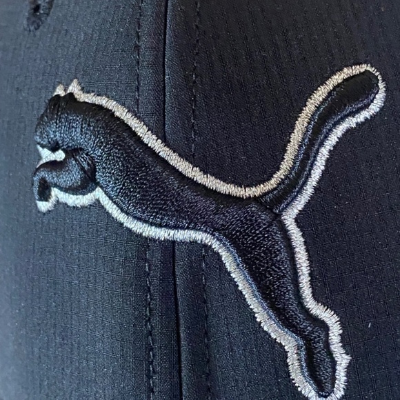 Black Puma Raised Insignia Fitted BaseBall Cap Large/XLarge Like new!! - Picture 7 of 10